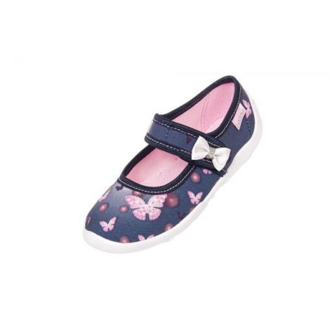 Pantofi cu interior de bumbac pentru fetite Vi-GGa-Mi Weronika Imprimeu marimea 31 - imagine 6